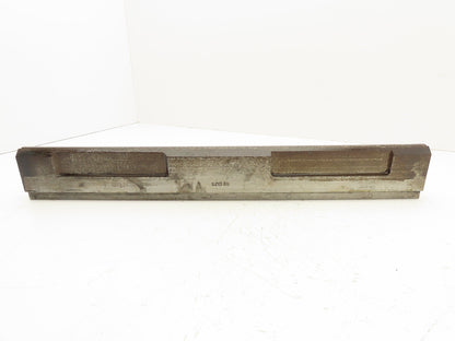 Press Brake Die 25" Long 90° V 1/2" Tang 31/32" W 2-3/4" H Side Notched