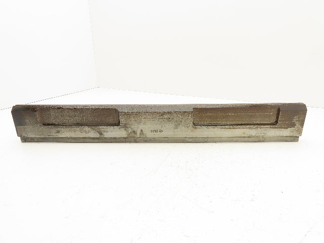 Press Brake Die 25" Long 90° V 1/2" Tang 31/32" W 2-3/4" H Side Notched