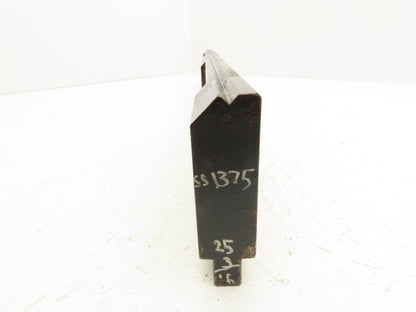 Press Brake Die 25" Long 90° V 1/2" Tang 31/32" W 2-3/4" H Side Notched