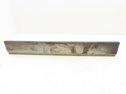Press Brake Die 25" Long 90° V 1/2" Tang 31/32" W 2-3/4" H Side Notched