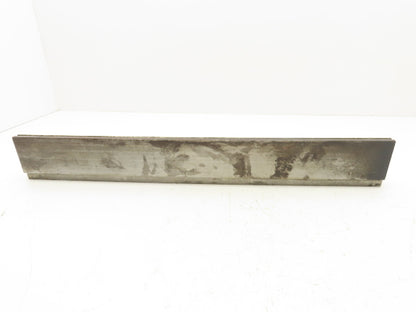 Press Brake Die 25" Long 90° V 1/2" Tang 31/32" W 2-3/4" H Side Notched