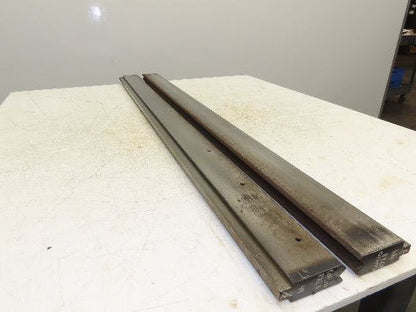 Press Brake Die Punch Set 49" Long 90° V 1/2" Tang 1-5/32" Wide