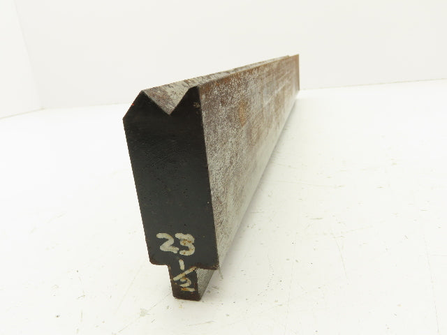 Punch Press Die 23-1/4" Long 90° V Offset 1-7/32" W2-3/4" H 5/8x5/16" V