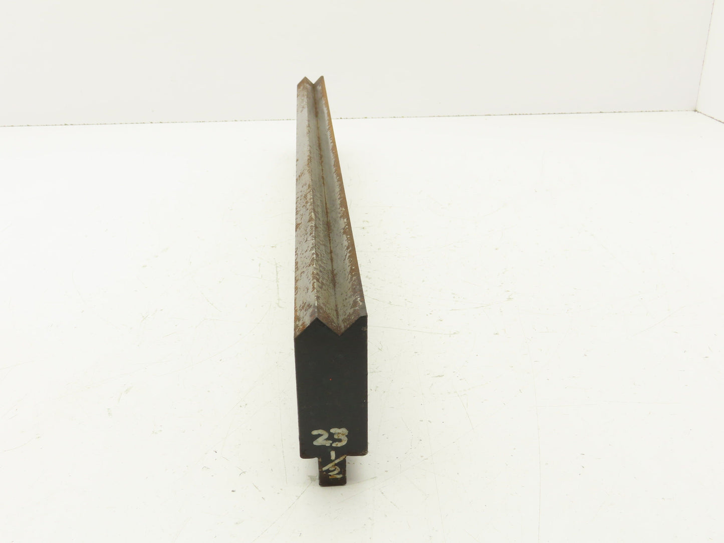 Punch Press Die 23-1/4" Long 90° V Offset 1-7/32" W2-3/4" H 5/8x5/16" V