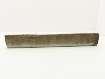 Punch Press Die 23-1/4" Long 90° V Offset 1-7/32" W2-3/4" H 5/8x5/16" V