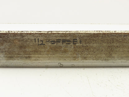 Punch Press Die 23-1/4" Long 90° V Offset 1-7/32" W2-3/4" H 5/8x5/16" V