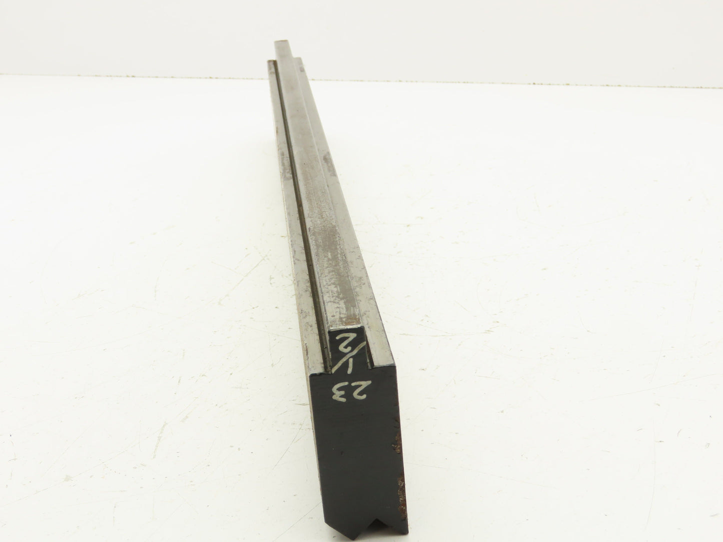 Punch Press Die 23-1/4" Long 90° V Offset 1-7/32" W2-3/4" H 5/8x5/16" V