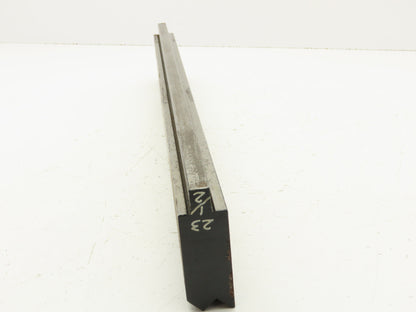 Punch Press Die 23-1/4" Long 90° V Offset 1-7/32" W2-3/4" H 5/8x5/16" V