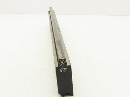 Punch Press Die 23-1/4" Long 90° V Offset 1-7/32" W2-3/4" H 5/8x5/16" V