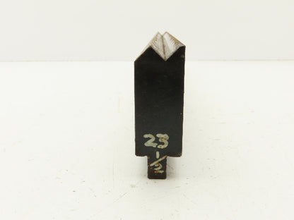 Punch Press Die 23-1/4" Long 90° V Offset 1-7/32" W2-3/4" H 5/8x5/16" V