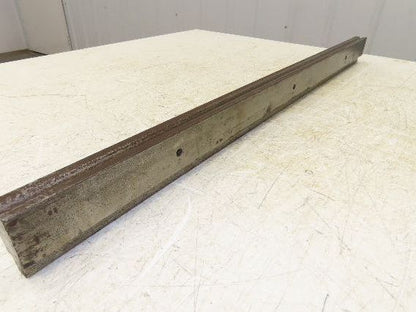 Press Brake Die 32-7/8" Long 90° V 1/2" Tang 1-7/64" W 1-3/4" H 11/32x3/16" V