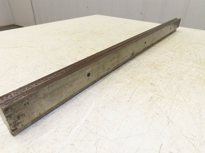 Press Brake Die 32-7/8" Long 90° V 1/2" Tang 1-7/64" W 1-3/4" H 11/32x3/16" V