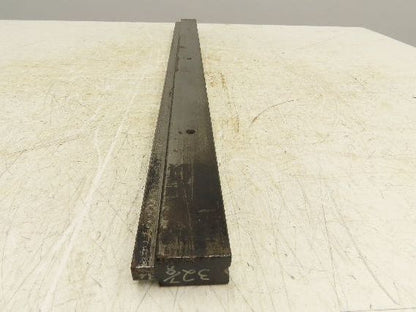 Press Brake Die 32-7/8" Long 90° V 1/2" Tang 1-7/64" W 1-3/4" H 11/32x3/16" V