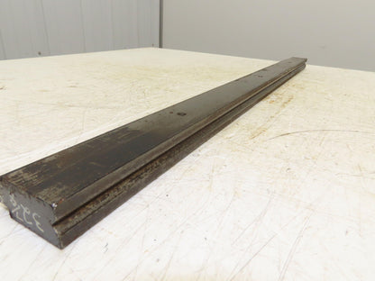 Press Brake Die 32-7/8" Long 90° V 1/2" Tang 1-7/64" W 1-3/4" H 11/32x3/16" V
