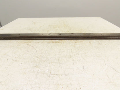 Press Brake Die 32-7/8" Long 90° V 1/2" Tang 1-7/64" W 1-3/4" H 11/32x3/16" V