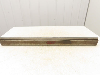 Press Brake Die 36-1/2" Long 90° V 1/2" Tang 1-31/32" W 2-3/4" H 1-1/8"x9/16" V