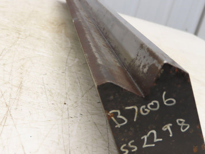 Press Brake Die 36-1/2" Long 90° V 1/2" Tang 1-31/32" W 2-3/4" H 1-1/8"x9/16" V