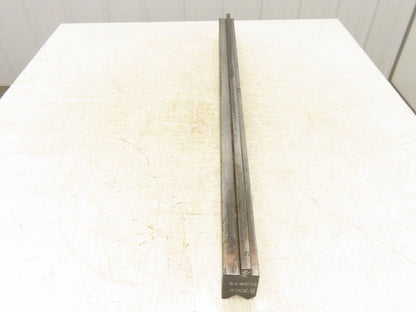 Press Brake Die 36-1/2" Long 90° V 1/2" Tang 1-31/32" W 2-3/4" H 1-1/8"x9/16" V