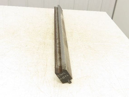 Press Brake Die 36-1/2" Long 90° V 1/2" Tang 1-31/32" W 2-3/4" H 1-1/8"x9/16" V