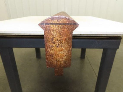 Press Brake Punch Die 73-7/8" Long 1-1/2" Radius 2-1/8" Arc 2-3/4" H 1-15/16" W