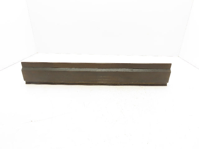 Press Brake Punch Die 27-1/8" Long 9/32" Square 1/2" Safety Tang 3-5/8" H