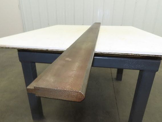 Press Brake Die 74" Long 5/16" Radius 1/2" Tang 29/32" W 3-11/16" H