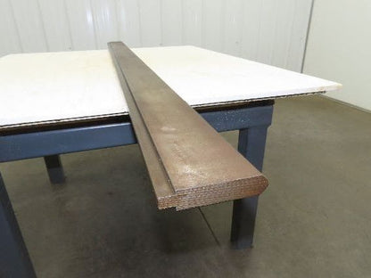 Press Brake Die 74" Long 5/16" Radius 1/2" Tang 29/32" W 3-11/16" H