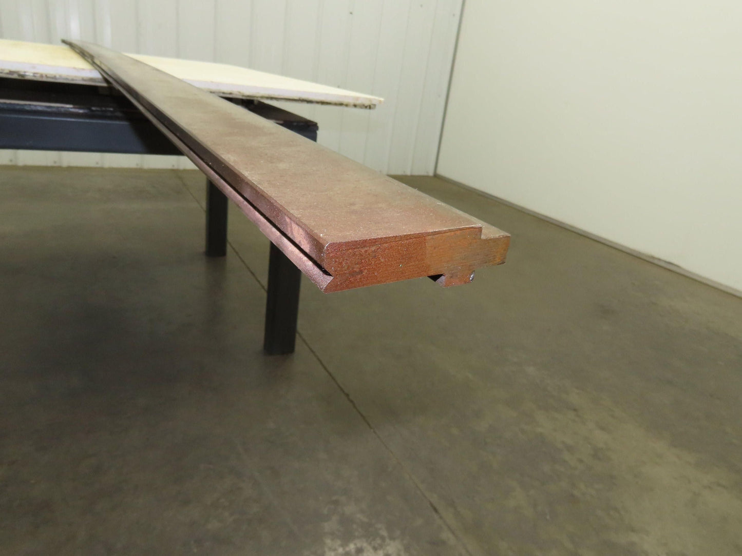 Press Brake Die 121-3/4" Long 90° V 1/2" Tang 11/16" W 2-9/16"H 1/4x1/8" V
