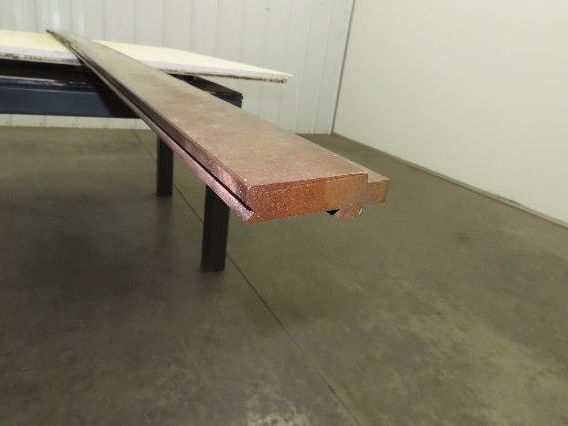Press Brake Die 121-3/4" Long 90° V 1/2" Tang 11/16" W 2-9/16"H 1/4x1/8" V
