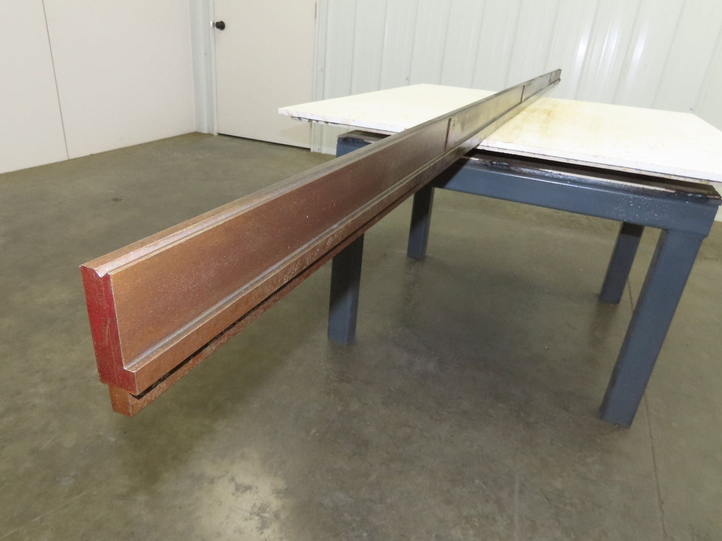 Press Brake Die 121-3/4" Long 90° V 1/2" Tang 11/16" W 2-9/16"H 1/4x1/8" V