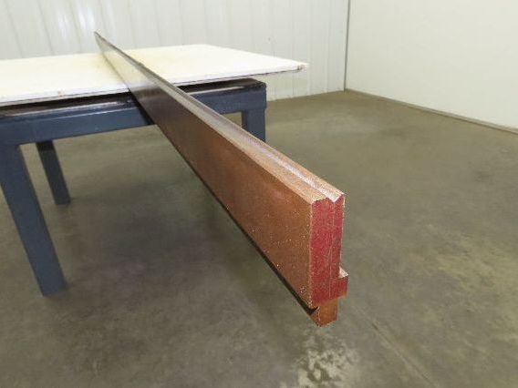 Press Brake Die 121-3/4" Long 90° V 1/2" Tang 11/16" W 2-9/16"H 1/4x1/8" V