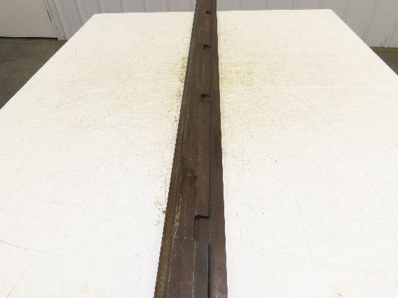 Press Brake Punch Die 60-1/4" L 9/32" Wide 1" Deep Square Tip 1/2" Tang