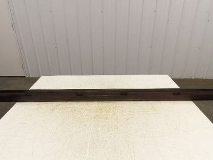 Press Brake Punch Die 60-1/4" L 9/32" Wide 1" Deep Square Tip 1/2" Tang
