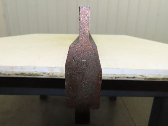 Press Brake Punch Die 60-1/4" L 9/32" Wide 1" Deep Square Tip 1/2" Tang