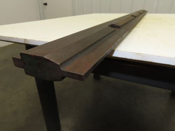 Press Brake Punch Die 60-1/4" L 9/32" Wide 1" Deep Square Tip 1/2" Tang