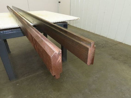 Press Brake Die Punch Set 120-7/16" Long Double 90° V 7/16" Wide 1/2" Tang