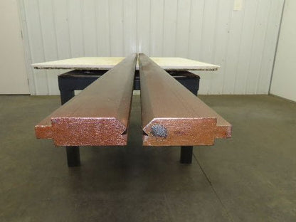 Press Brake Die Punch Set 120-7/16" Long Double 90° V 7/16" Wide 1/2" Tang