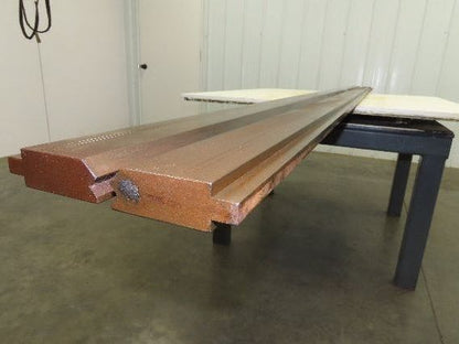 Press Brake Die Punch Set 120-7/16" Long Double 90° V 7/16" Wide 1/2" Tang