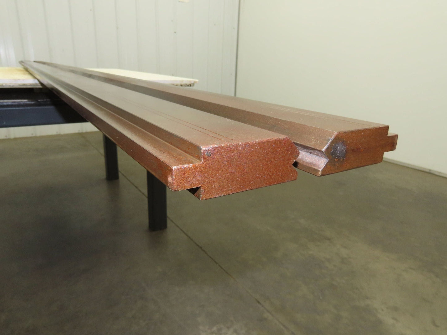 Press Brake Die Punch Set 120-7/16" Long Double 90° V 7/16" Wide 1/2" Tang