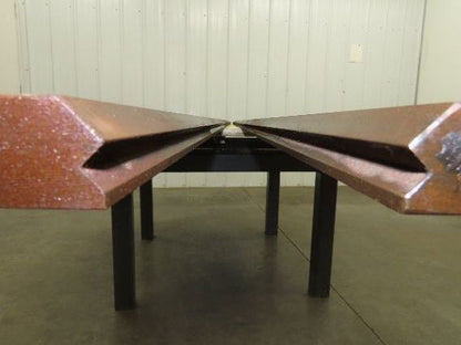 Press Brake Die Punch Set 120-7/16" Long Double 90° V 7/16" Wide 1/2" Tang