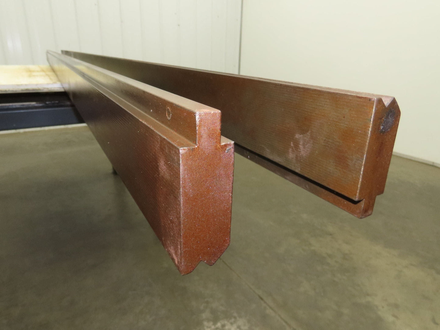 Press Brake Die Punch Set 120-7/16" Long Double 90° V 7/16" Wide 1/2" Tang