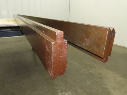 Press Brake Die Punch Set 120-7/16" Long Double 90° V 7/16" Wide 1/2" Tang
