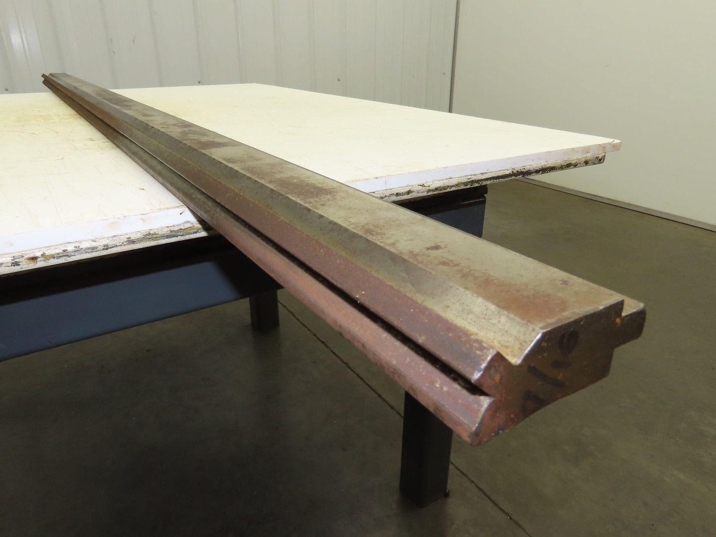 Press Brake Die 74" Long 90° V 1/2" Tang 1-7/32" W  2-11/16" H