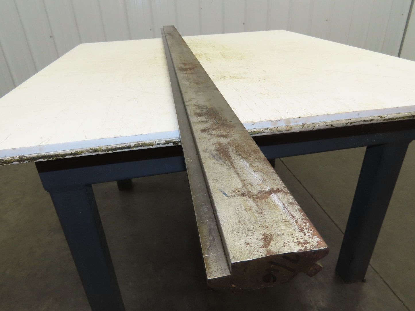 Press Brake Die 74" Long 90° V 1/2" Tang 1-7/32" W  2-11/16" H