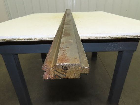 Press Brake Die 74" Long 90° V 1/2" Tang 1-7/32" W  2-11/16" H