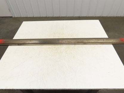 Press Brake Punch Die 63" Long 17° Acute V 1/2" Tang 3-11/16" H 31/32" W