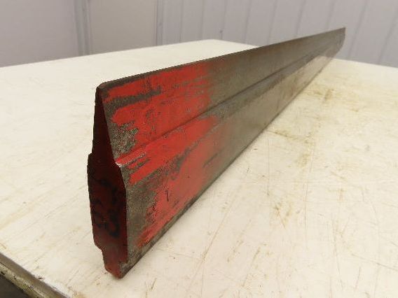 Press Brake Punch Die 63" Long 17° Acute V 1/2" Tang 3-11/16" H 31/32" W