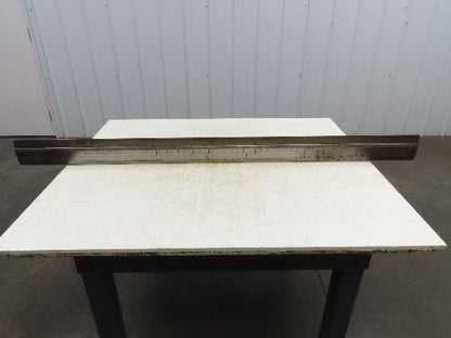 Press Brake Punch Die 63" Long 17° Acute V 1/2" Tang 3-11/16" H 31/32" W