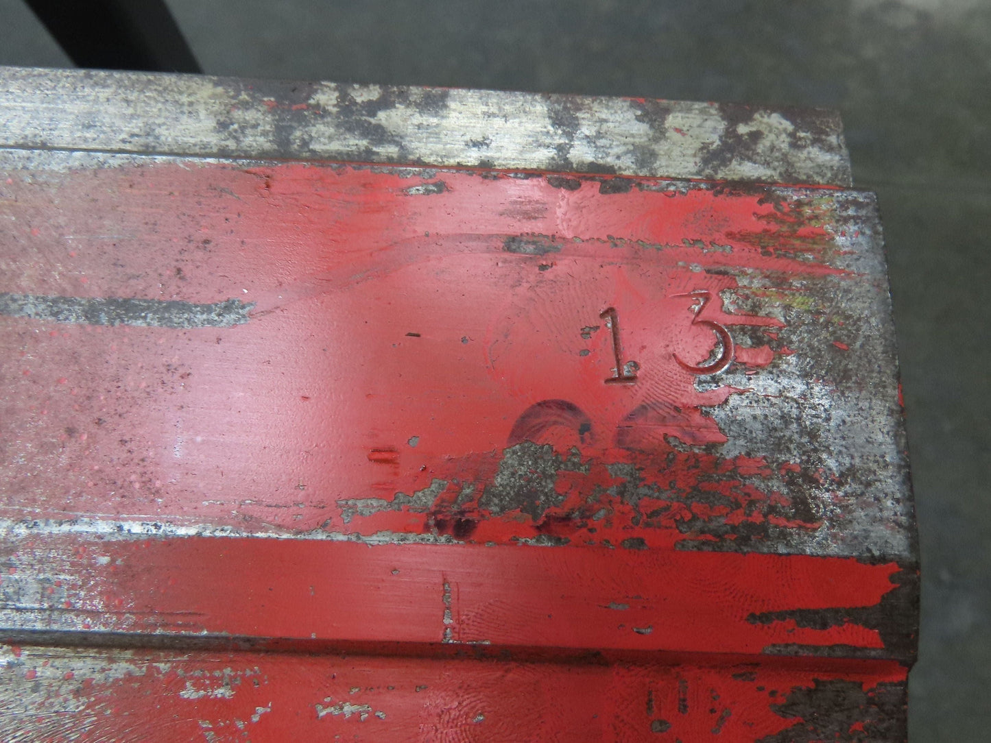 Press Brake Punch Die 63" Long 17° Acute V 1/2" Tang 3-11/16" H 31/32" W
