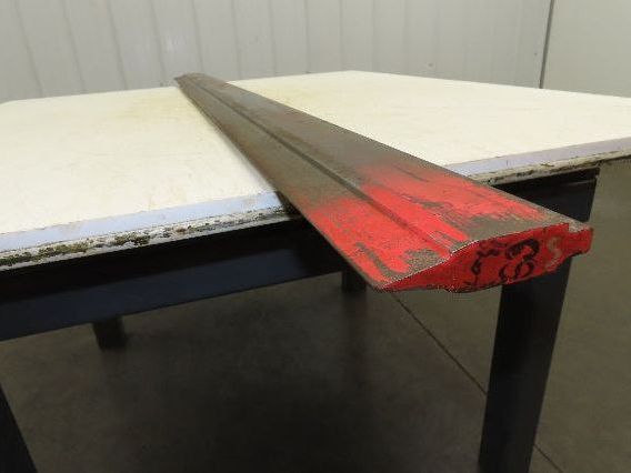 Press Brake Punch Die 63" Long 17° Acute V 1/2" Tang 3-11/16" H 31/32" W